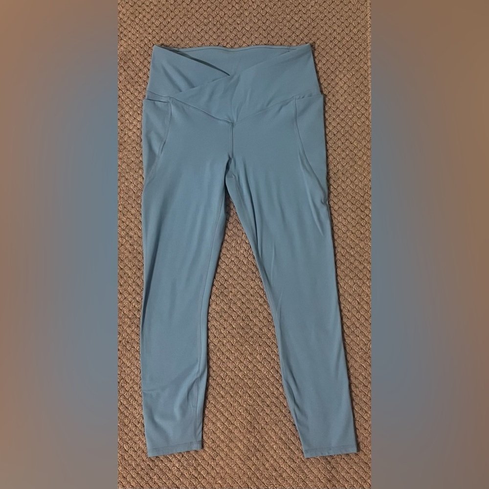 Blue Athletic Leggings